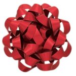 cinta de papel para monos rojo