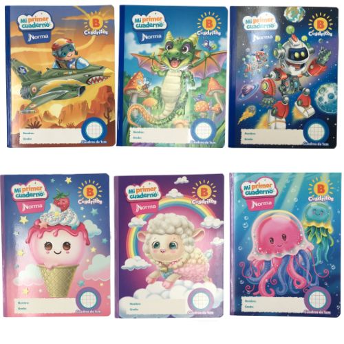 cuaderno cosido cuadritos b hojas norma