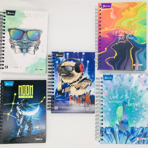 cuadriculado 7 o 5 materias