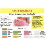 diamantina escarcha con visos multicolor