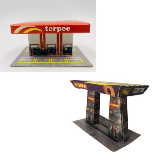 estacion gasolina para maquetas