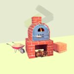 horno en ladrillo para maqueta
