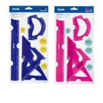 juego geometrico rosa azul