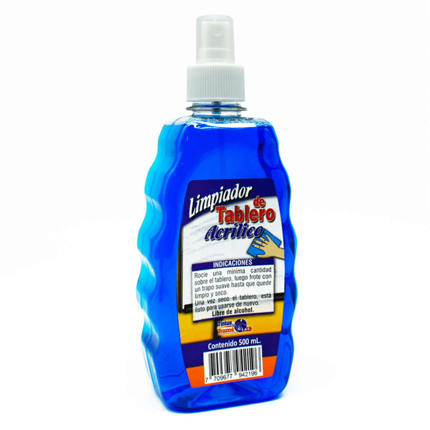 limpiador liquido de tablero acrilico de 500 ml Tinta Trazo Panafargo