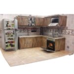 materiales para maqueta lugares interiores cocina