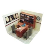 materiales para maqueta lugares interiores sala estudio