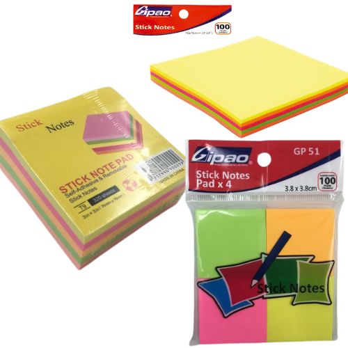 notas adhesivas post it de coloresx x 100 o 320 hojas