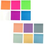 post it adhesivos plasticos colores neon pastel