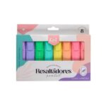 resaltadores pastel Kiut X 8