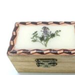 resina en gemelos o epoxica para manualidades baul de madera