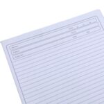 hojas para examen rayas con rotulo hojas doble oficio pappyer