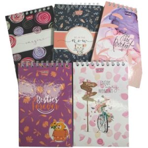 libreta argollada pasta dura femenina